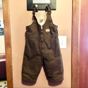 Kids insulated overalls
